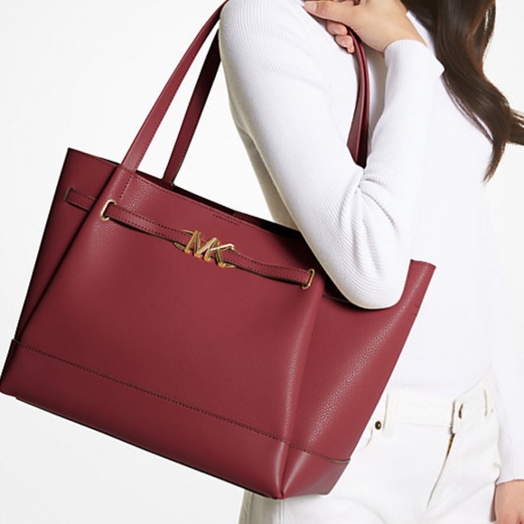 MK Reed Large Pebbled Leather Tote Bag - Picture 7 of 7